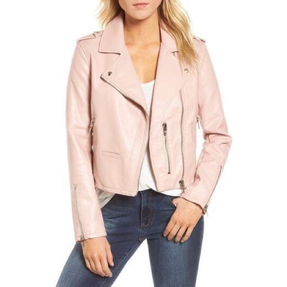 BLANKNYC Faux Leather Moto Jacket